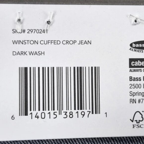 Natural Reflections Women's Winston Cuffed Crop Jean - 8 - Picture 8 of 8